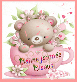 Gif animé bonne journée bisou